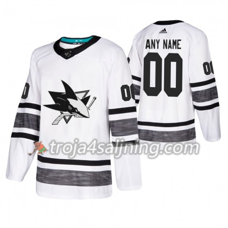 San Jose Sharks tröja Customized Vit 2019 All-Star Adidas Authentic - NHL Tröjor Herr San Jose Sharks tröja Customized Vit 2019 All-Star Adidas Authentic - NHL Tröjor Herr